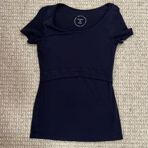 Seraphine Maternity/Nursing T-shirt XS - Navy